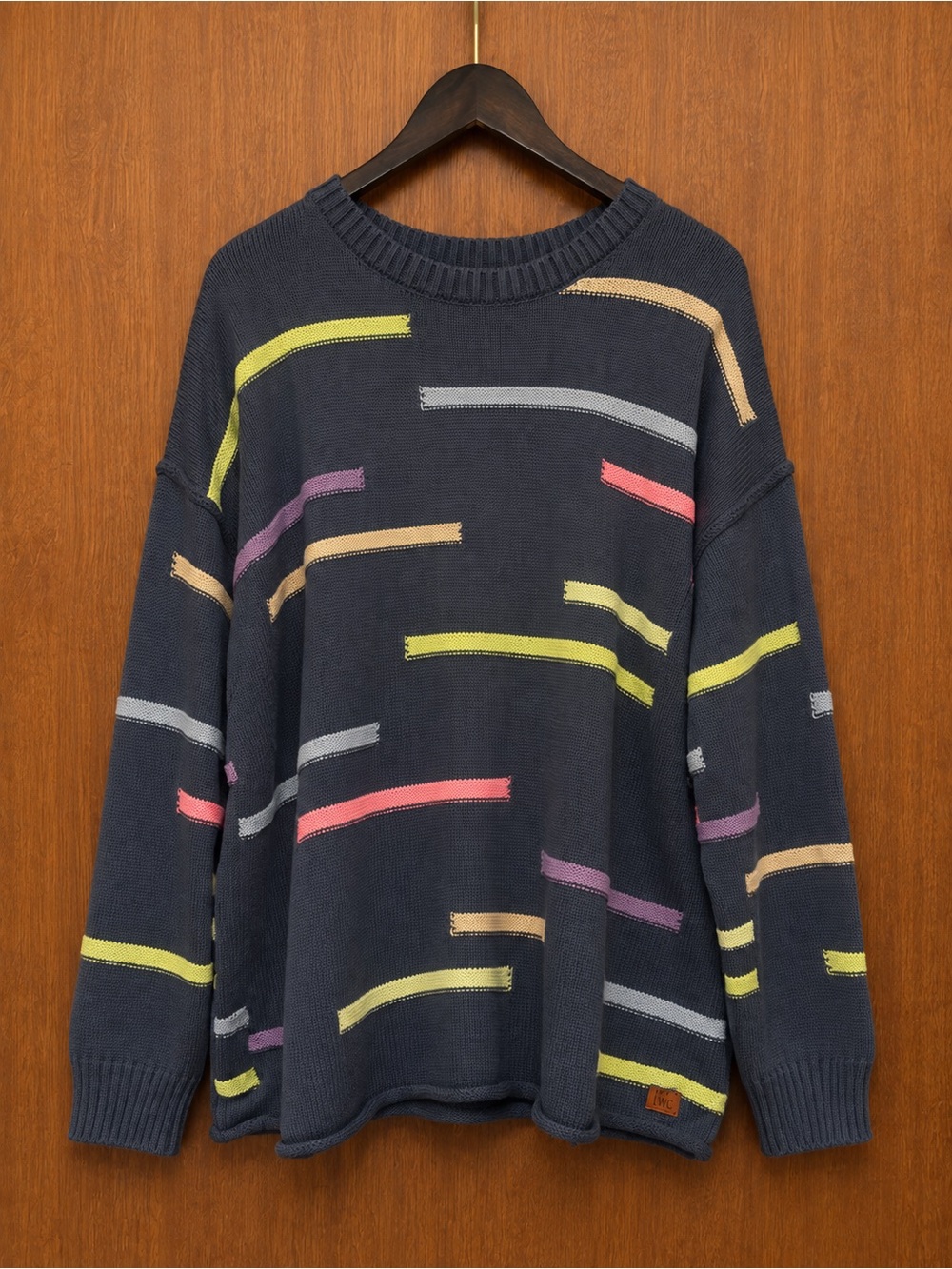 Peace Love World Novelty Stitch Crew Neck Sweater size XL A718885